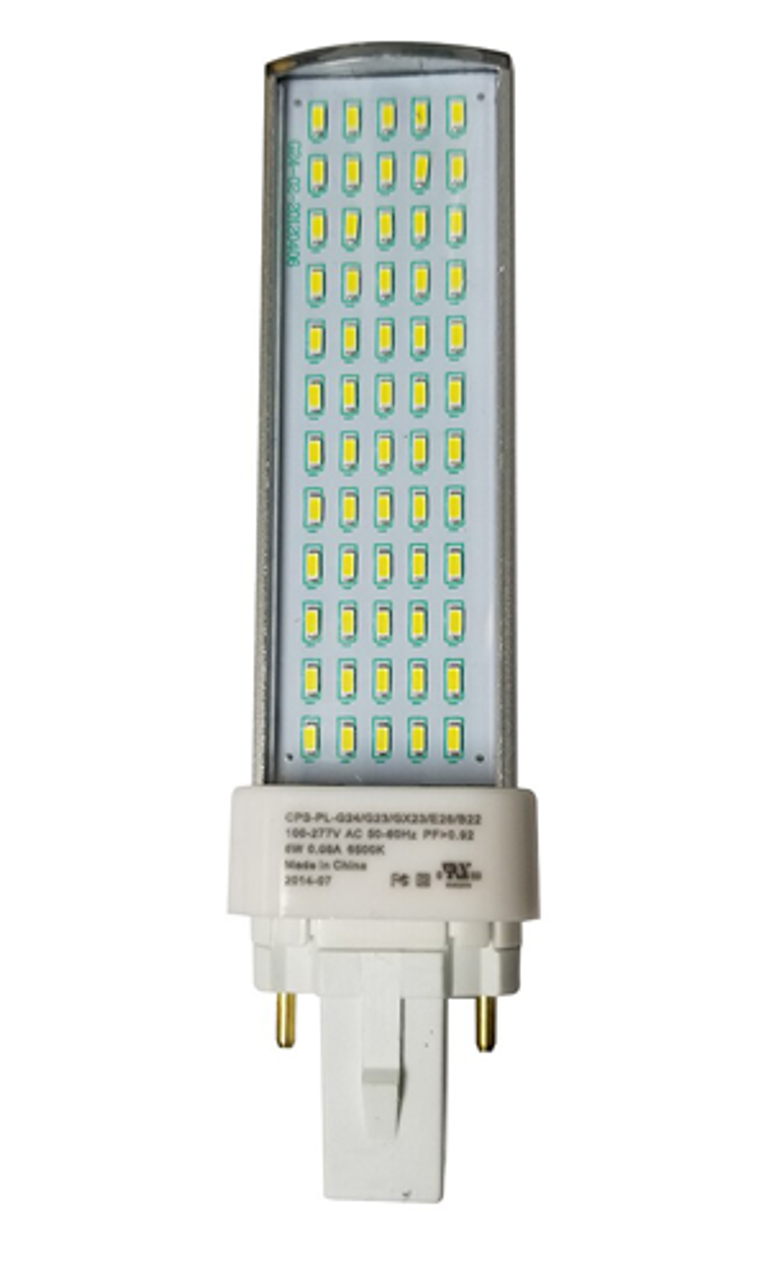 LED Pin Light G23, 6 Watt, 588 Lumens, 6500K