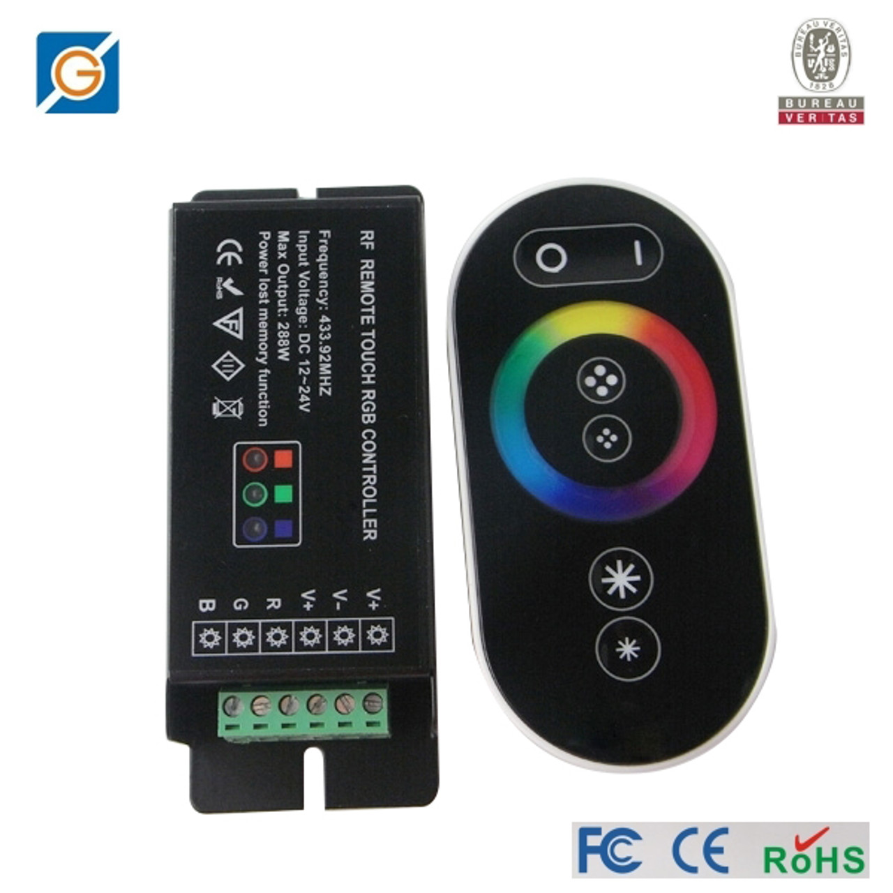 LED Remote Controller - RGB Controller 12V 6A Watt - White Remote