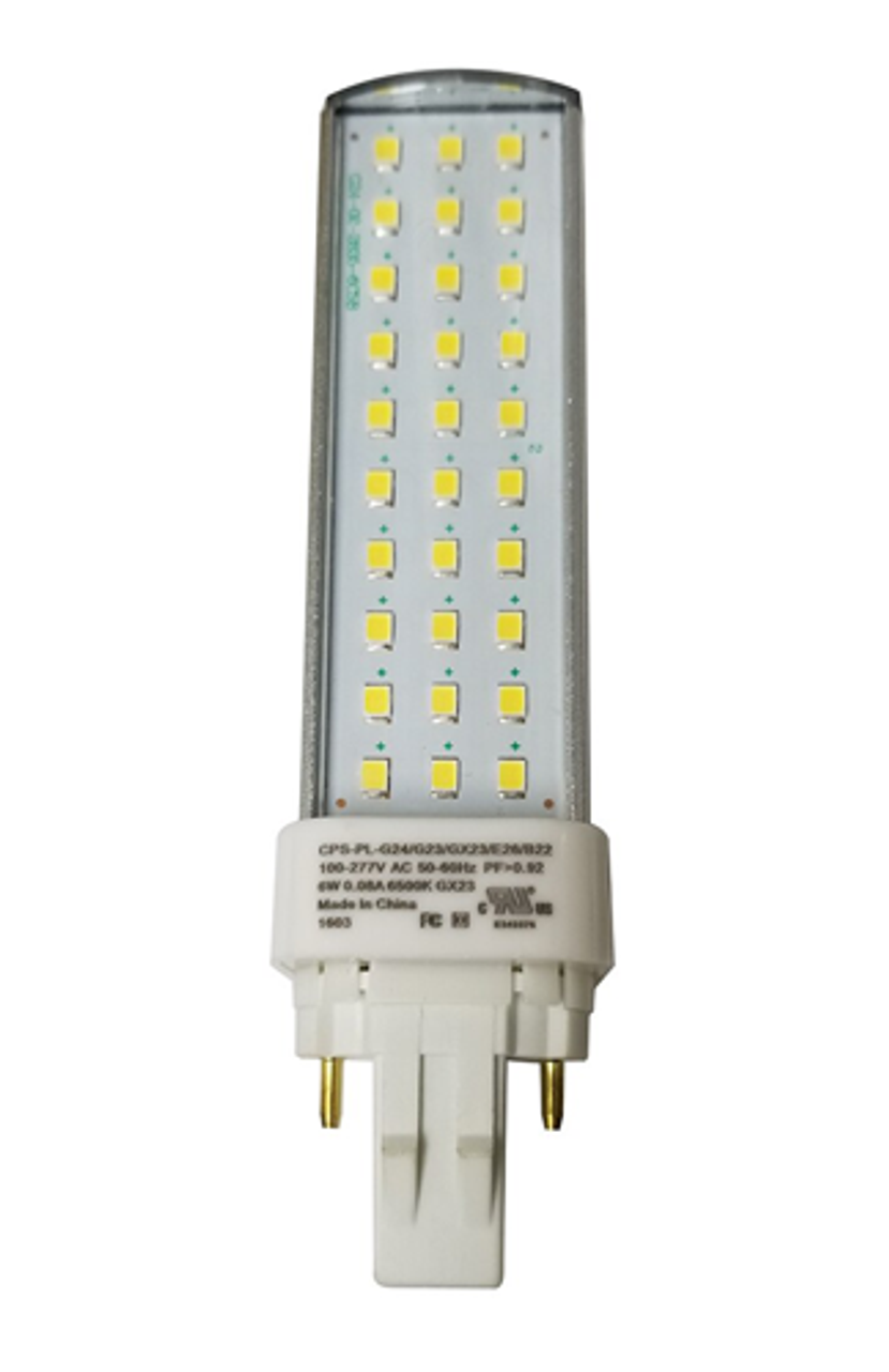 LED Pin Light GX23, 6 Watt, 588 Lumens, 6500K