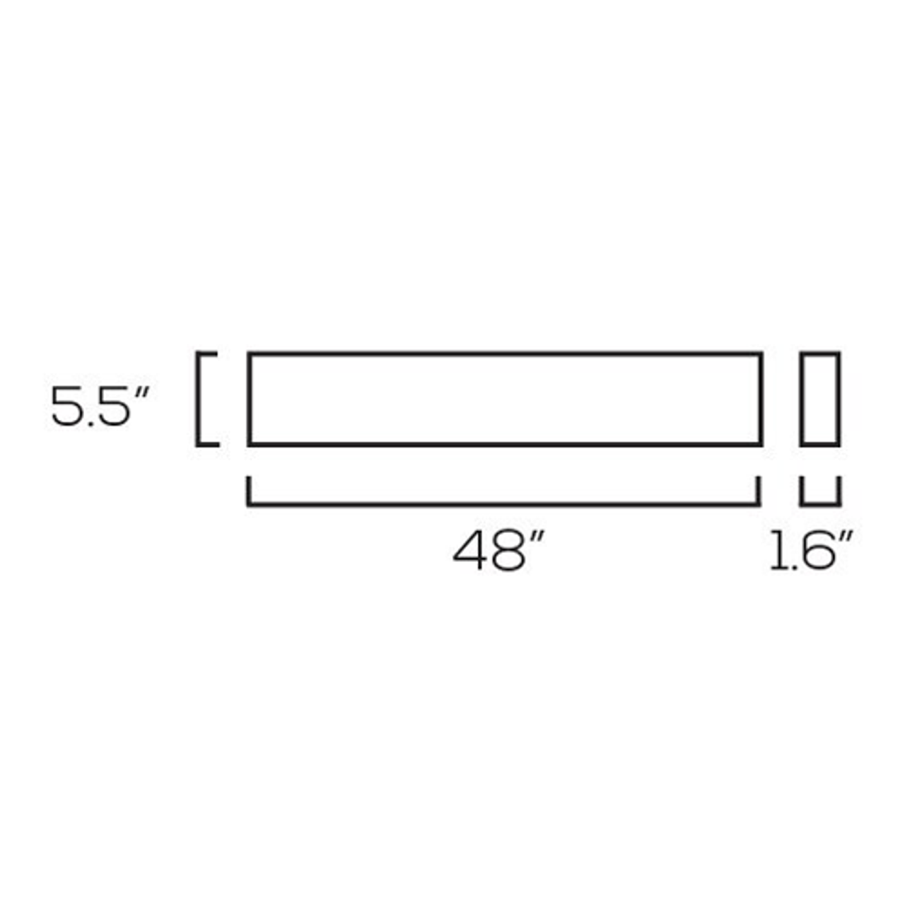 LED Wraparound, 48 Watts, 4000 Lumens, 5000K