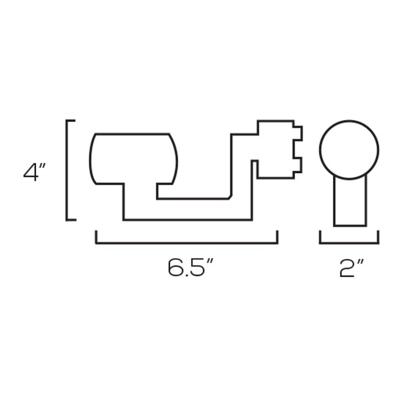 LED Track Head – 8W, 10W - Black