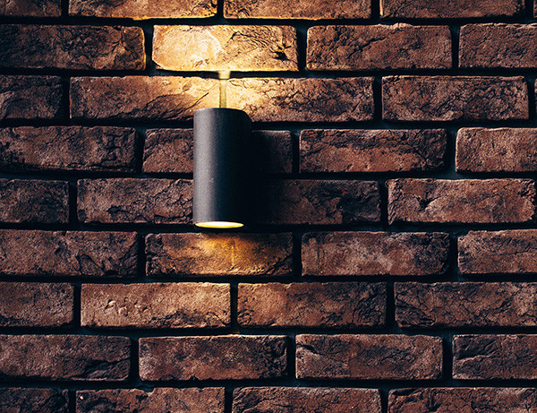 LED Wall Lamp UDW1 – 2 x E26 - Black