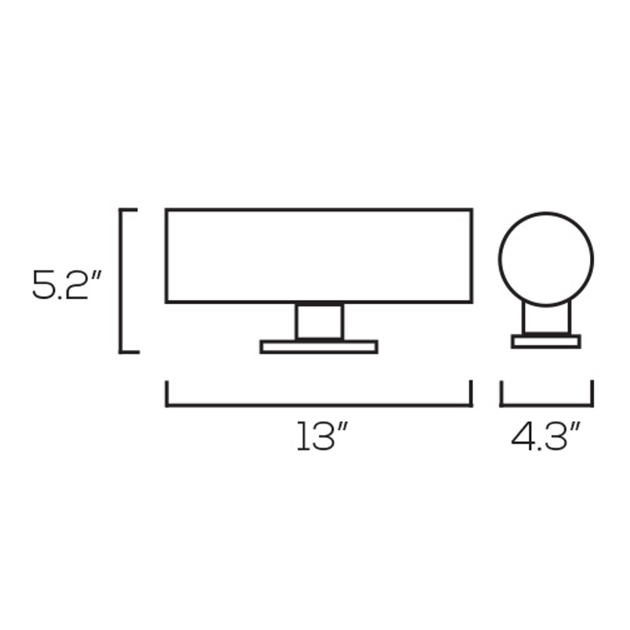 LED Wall Lamp UDW2 – 2 x E26 - Silver