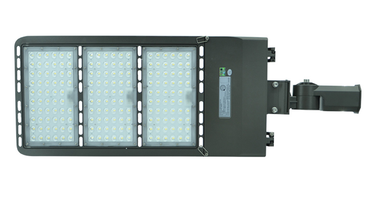 500W LED Slim Shoebox Light  - 1500W HPS/MH Equivalent - Slip Fitter