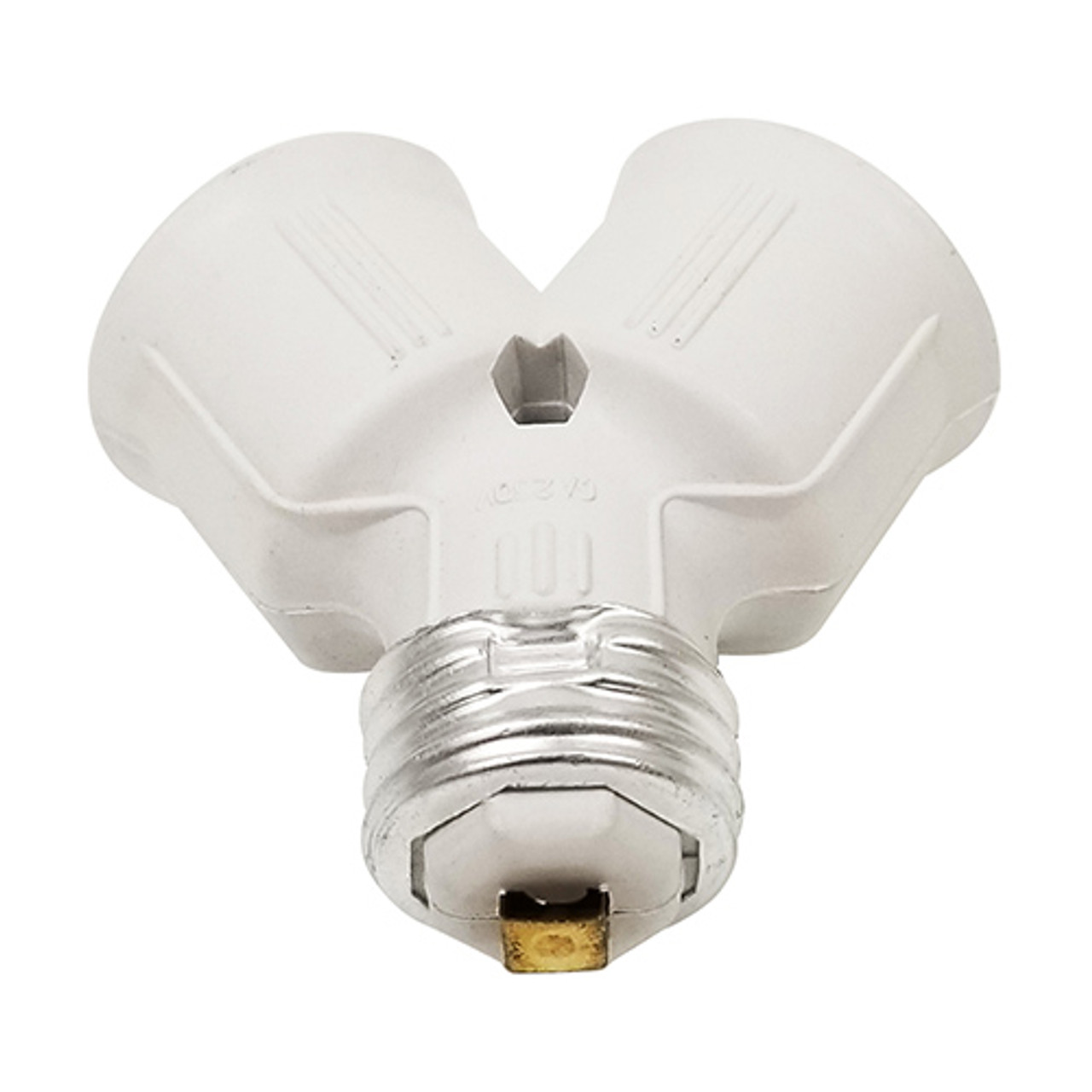 E26 to Double E26 Light Bulb Socket Adapter