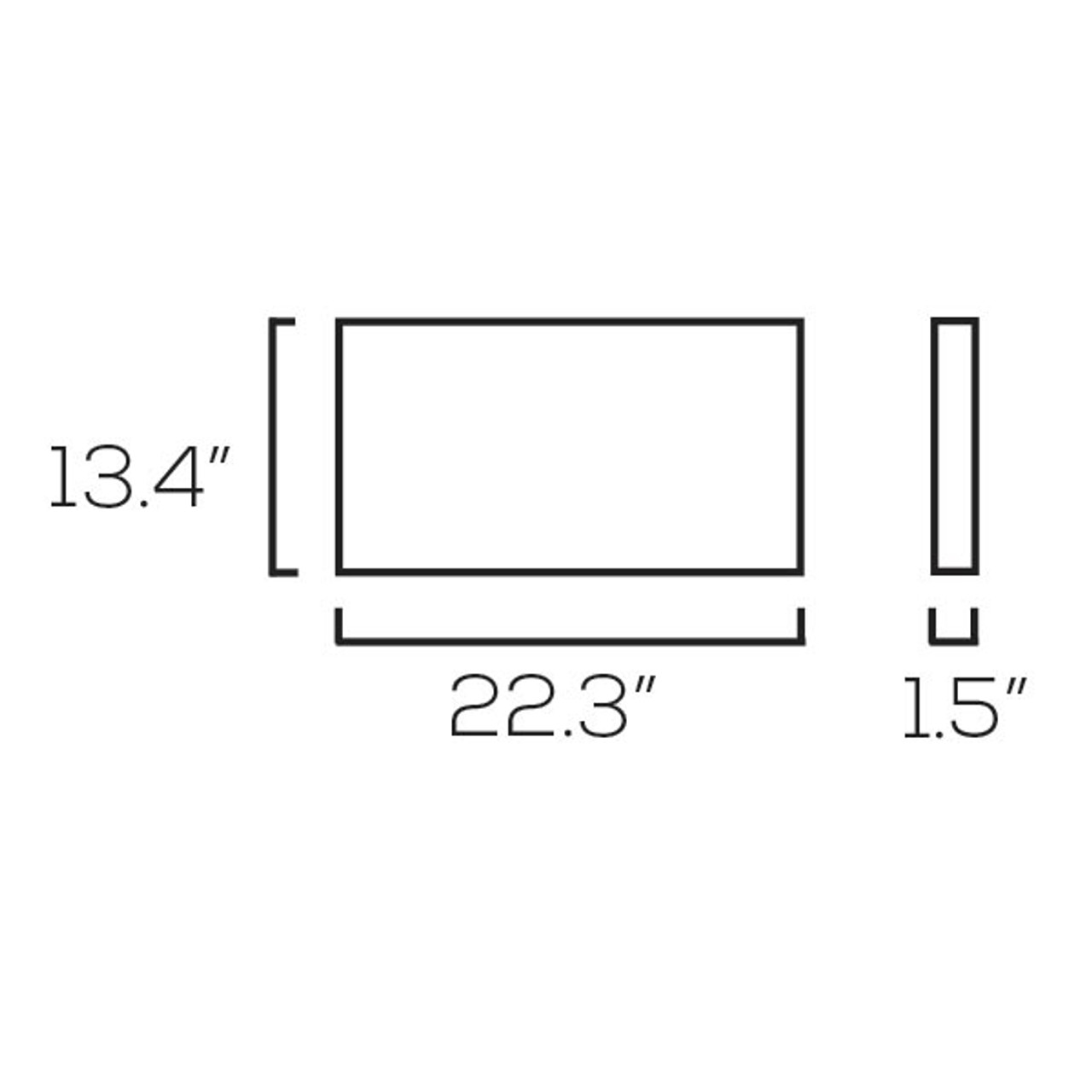 LED Flexible High Bay Light, 75 Watt, 9,000 Lumens, 5000K.