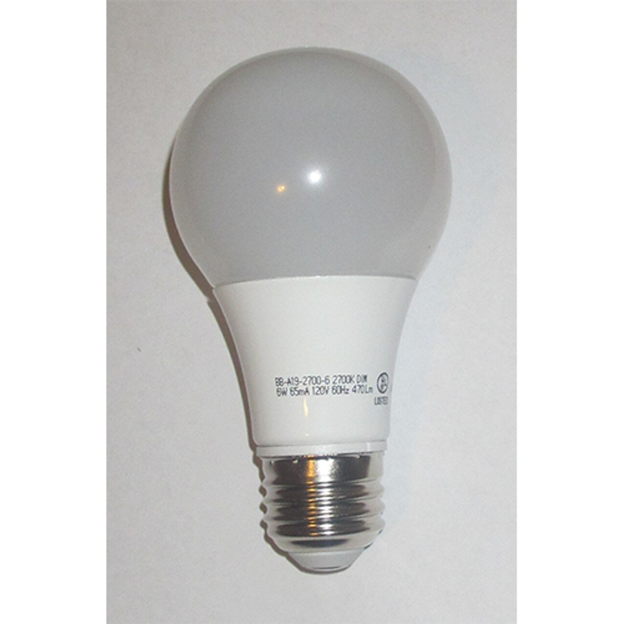 A19 LED Light Bulb, 9 Watt, 800 Lumens, 2700K