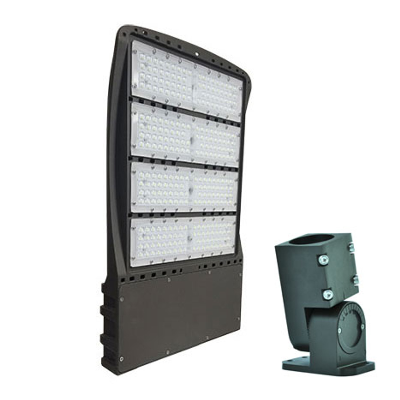 240W LED Shoebox Light - 750W MH/HPS Equivalent - Slip Fitter - Gen 2