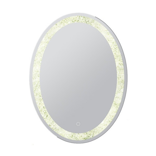Aluminum, LED, Tempered Mirror, Crystal (21362 )