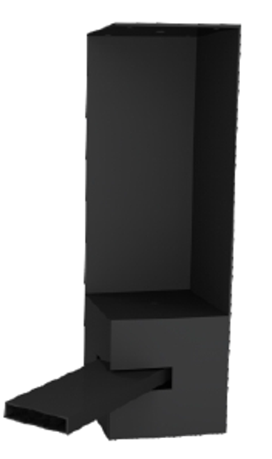 Aluminum Base, Sandy Black Finish, 2638080mm