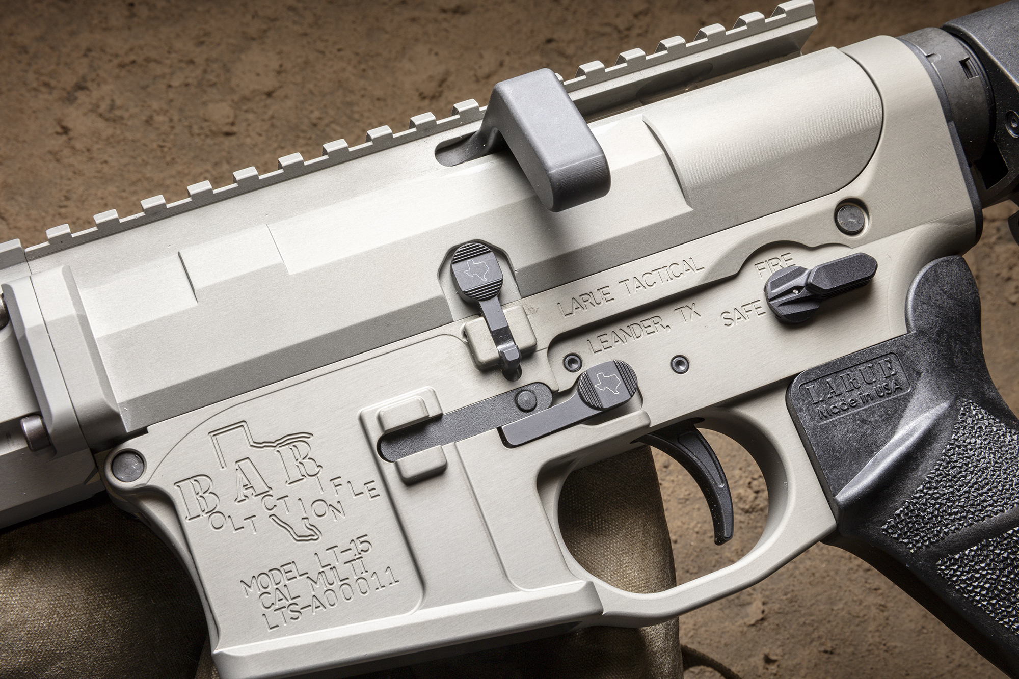 LaRue Tactical BAR*NONE bolt action rifle receiver machined in Leander Texas