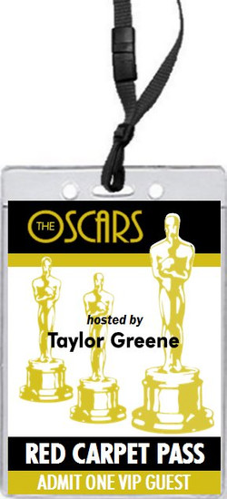 Oscar Awards Party VIP Pass Invitation