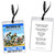 BMX Racing Blue Birthday Party VIP Pass Invitation Front and Back