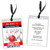 Bowling Birthday Party VIP Pass Invitation Front and Back