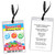 Candyland Birthday Party VIP Pass Invitation Front and Back