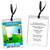 Golf Female Birthday Party VIP Pass Invitation Front and Back