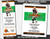 Cleveland Browns Colored Football VIP Pass Birthday Party Invitation Other Styles