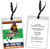 Denver Broncos Colored Football VIP Pass Birthday Party Invitation