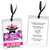 All Star Shoes Purple Birthday Party VIP Pass Invitation