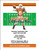 Texas Longhorns Colored Football Birthday Party Invitation