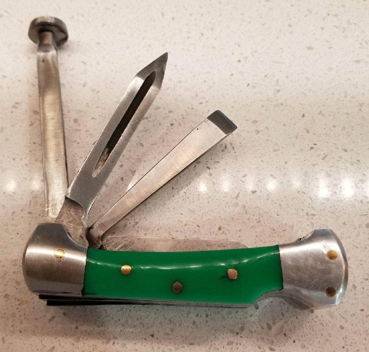 3 in 1 Bowling Tool Green Plastic A&A Custom Wear