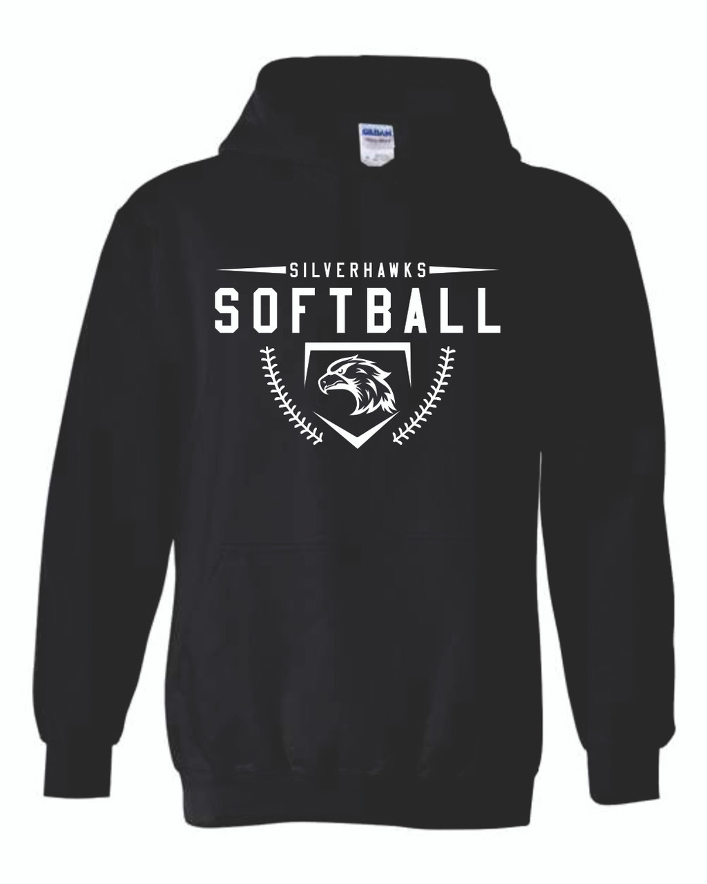 St. Charles Silverhawks Softball YOUTH Hooded Sweatshirt - 2 - A&A ...