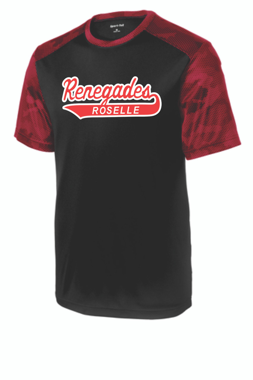 Roselle Renegade CamoHex Colorblock Tee