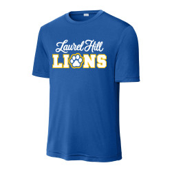 Laurel Hill Lions Script - Sport-Tek PosiCharge Competitor Tee