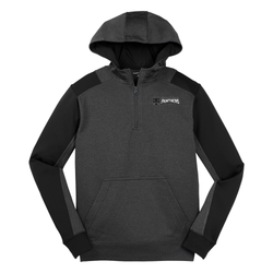 Kenyon Woods Middle School - Sport-Tek Tech Fleece Colorblock 1/4-Zip Hooded Sweatshirt