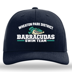 Wheaton Barracudas - Richardson Snapback Trucker Cap - Navy