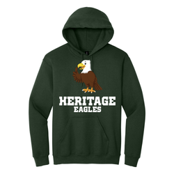 Heritage Eagles - Gildan Heavy Blend Hooded Sweatshirt