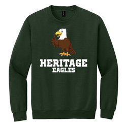 Heritage Eagles - Gildan Heavy Blend Crewneck