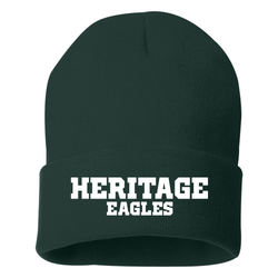 Heritage Eagles - Sportsman 12" Solid Knit Beanie