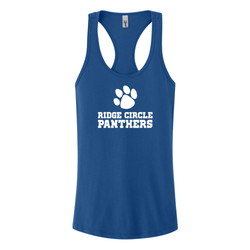 Ridge Circle Panthers - Next Level Women's Ideal Racerback Tank