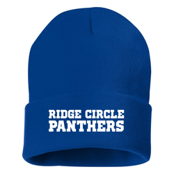 Ridge Circle Panthers - Sportsman 12" Solid Knit Beanie
