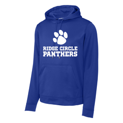 Ridge Circle Panthers - Sport-Tek Sport-Wick Fleece Hooded Pullover