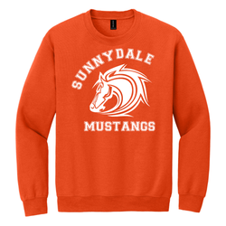 Sunnydale Mustangs - Gildan Heavy Blend Crewneck