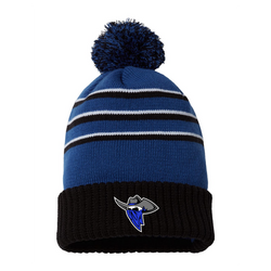 Outlaws Baseball Richardson - Stripe Pom Beanie With Cuff