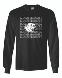 YOUTH Carol Stream Panthers Long Sleeve Cotton Shirt #3 YOUTH Carol Stream Panthers Long Sleeve Cotton Shirt #3