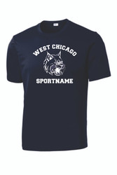 West Chicago High School Sports Preformance Tee