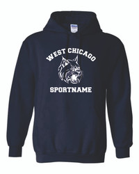 West Chicago High School Sports Hooded Sweatshirt 