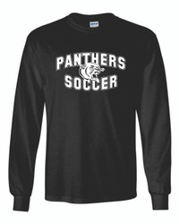 YOUTH Carol Stream Panthers Long Sleeve Cotton Shirt #4