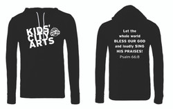 Kids City Arts Black Youth BELLA + CANVAS  Fleece Hoodie