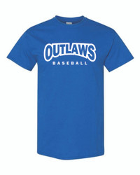 Outlaws Baseball Heavy Cotton T-Shirt