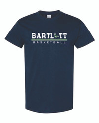 Bartlett High School Basketball Cotton T-Shirt (Design 3)