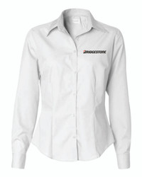 Bridgestone Long Sleeve Ladies Silky Poplin Shirt - Assorted Colors