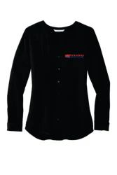 Firestone Port Authority Ladies Long Sleeve Button-Front Blouse