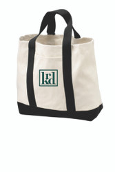 KRD Ideal Twill Two-Tone Shopping Tote (NON WORK ACCEPTABLE)