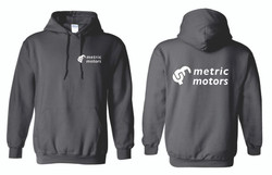Metric Motors Heavy Blend Hooded Sweatshirt.