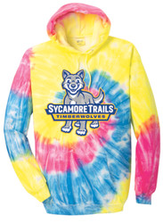 Sycamore Trails Port & Company Tie-Dye Pullover Hooded Sweatshirt
